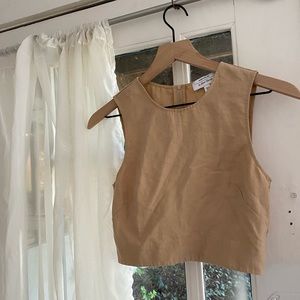 & other stories Beige Crop Top